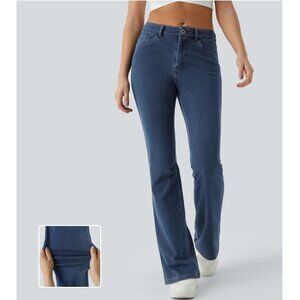 Halara Flex™ Mid Rise Pockets Casual Bootcut Jeans NWT, Size S Regular